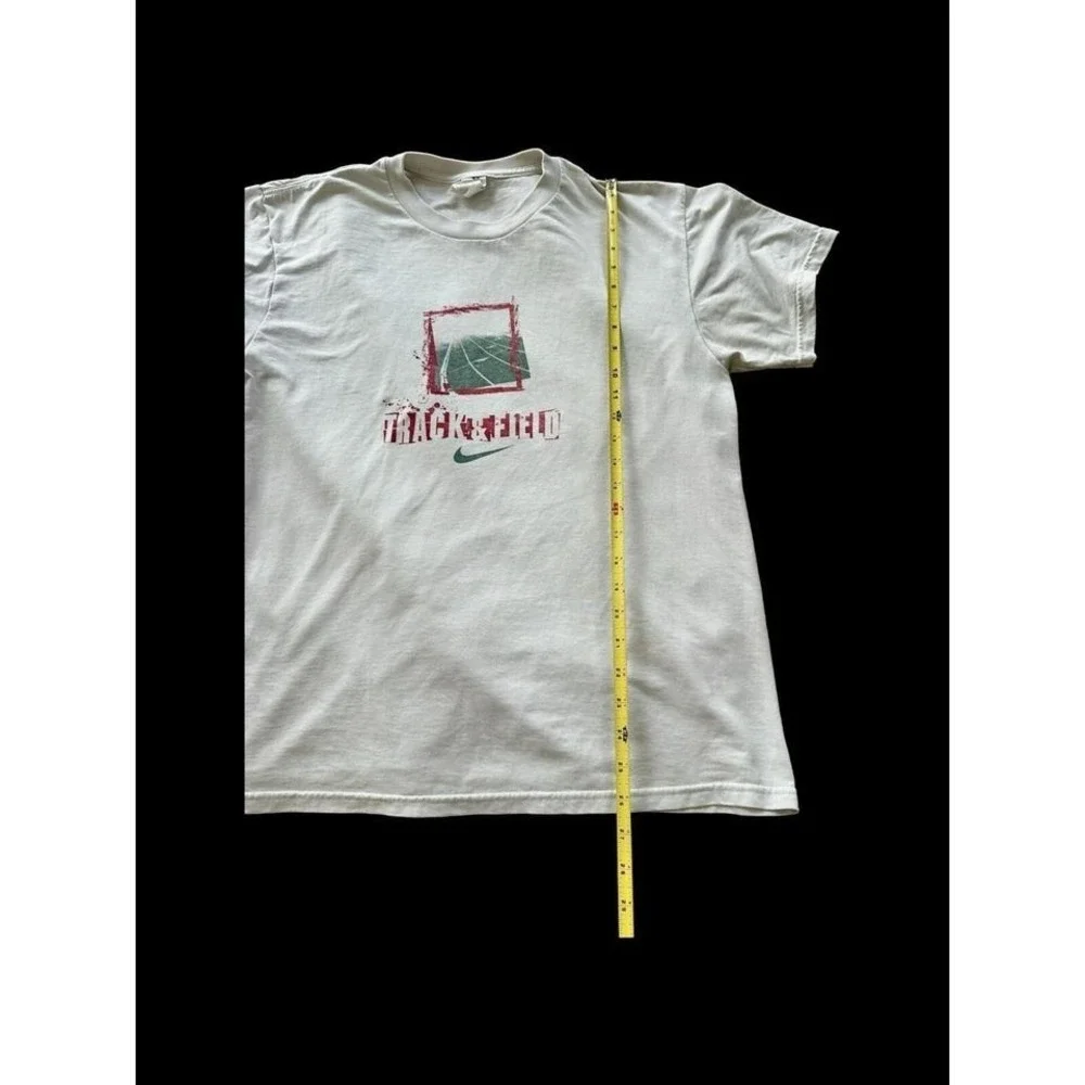Vintage Nike Track & Field 90s  Gray Label Off‎ White T-shirt Medium Distressed